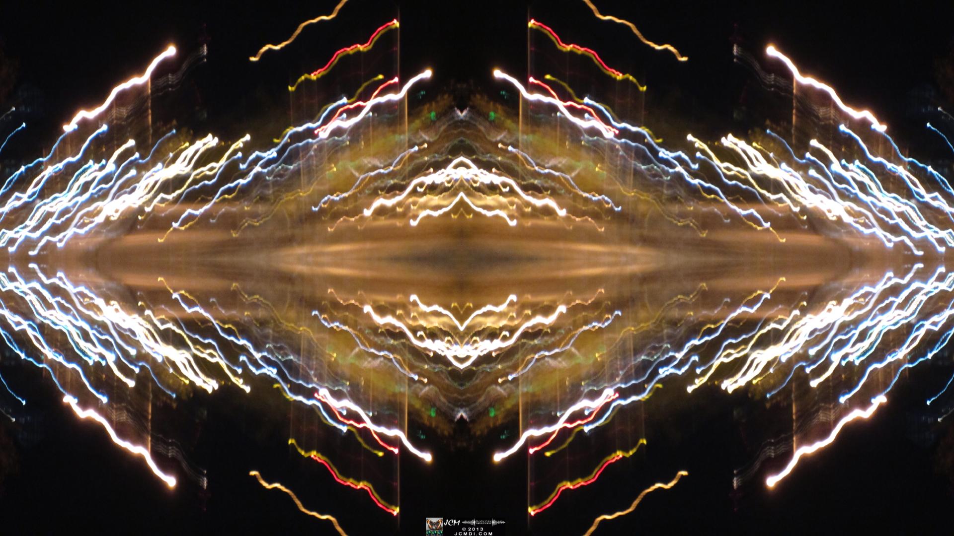 Quadroscopic art made from a still image � Filming Coyotes at WalMart